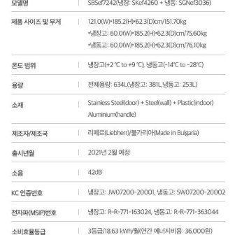 LIEBHERRR가전 이미지