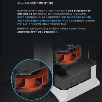 I Q AiR 공기청정기 이미지