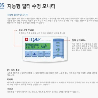 I Q AiR 공기청정기 이미지